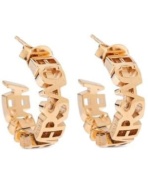 Versace Orecchini Logo' - Metallizzato
