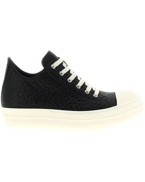 Rick Owens Sneakers "Low Sneaks" - Schwarz