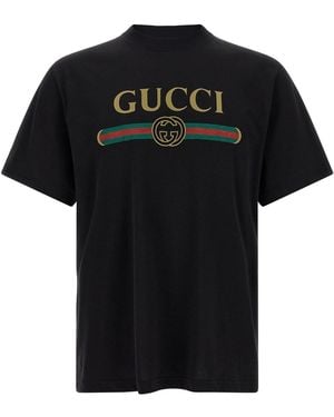 Gucci Silk Jersey T-shirt - Black