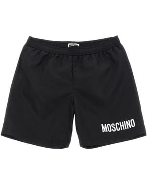 Moschino Logo Swimsuit - Black
