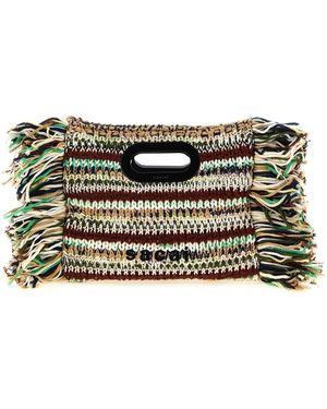 Sacai Small Fringe Shopping Bag - Black