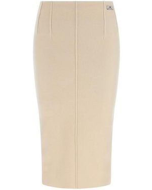 ワンピース ELISABETTA FRANCHI Women Mid Skirts TP00151E2360 avorio Beig ELISABETTA FRANCHI | Beige Women's Maxi Skirts | YOOX