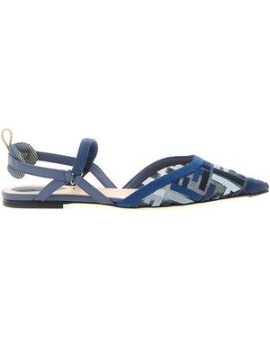 Fendi Slingpumps "Colibrì Lite" - Blau