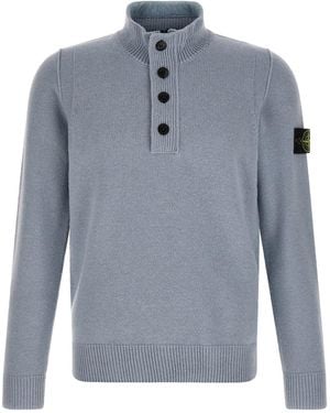 Stone Island '5100040' Jumper - Blue