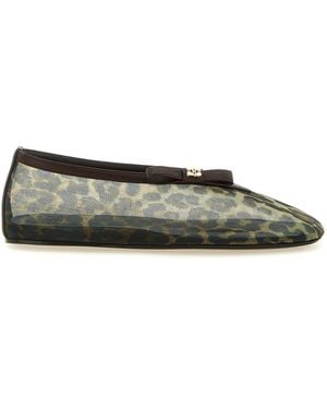 Ganni 'jenny' Ballet Flats - Green