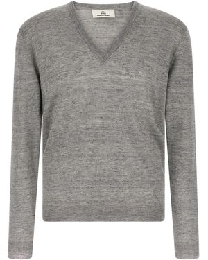 Rivvia Projects Linen And Silk Jumper - Grey