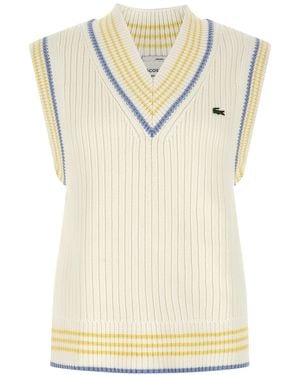 Lacoste Thick Knit Vest - Blue