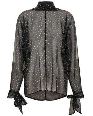 P.A.R.O.S.H. Camicia 'Pioggia' - Nero