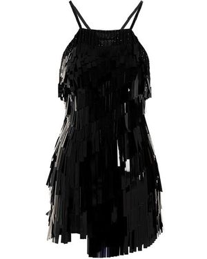 The Attico Abito paillettes - Nero