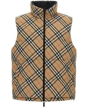 Burberry Gilet Reversibile 'Snowshill' - Neutro