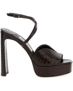 Jimmy Choo 'Karli Pf 125' Sandalen - Schwarz
