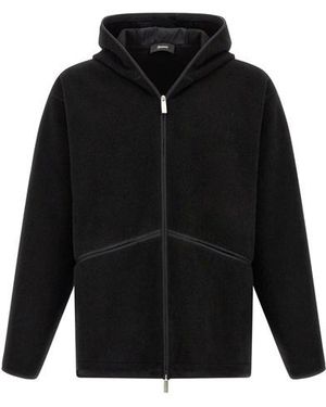 Laminar Giacca Soft Con Cappuccio - Nero