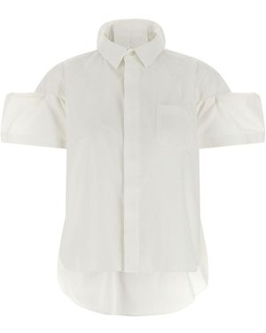 Sacai Poplin Shirt - White