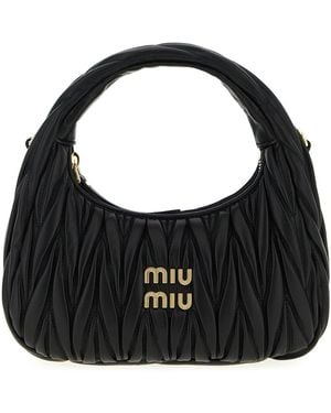 Miu Miu Borsa A Mano 'Hobo Wander' Piccola - Nero