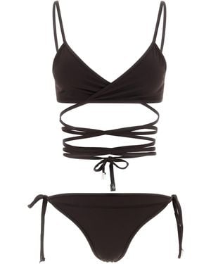 The Attico Bikini "Il Primo Bagno" - Schwarz