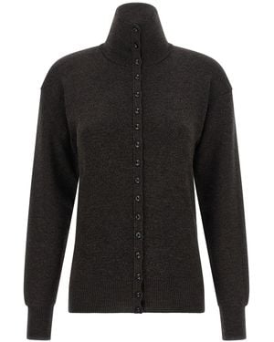 Lemaire Cardigan Mit Knöpfen - Schwarz