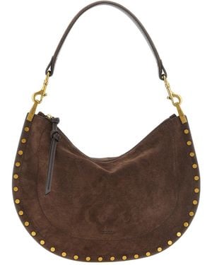 Isabel Marant Oskan Soft Zip Handbag - Brown