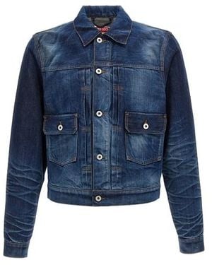 KENZO Giacca Denim Giapponese - Blu