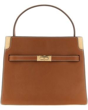 Tory Burch 'lee Radziwill Small' Handbag - Brown