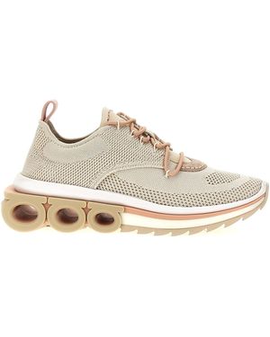 Ferragamo 'Nima' Trainers - Brown