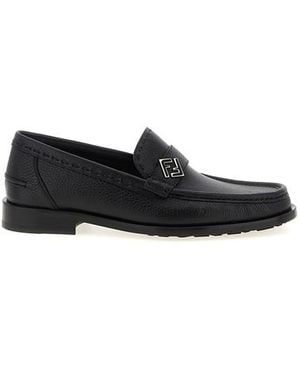 Fendi Mocassino 'Ff Metal' - Nero