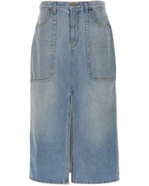 B Sides 'hill' Skirt - Blue