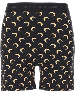 Marine Serre 'Moon Printed' Cyclist Shorts - Black