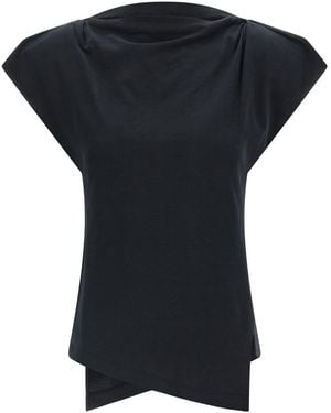 Isabel Marant Cotton T-Shirt - Black
