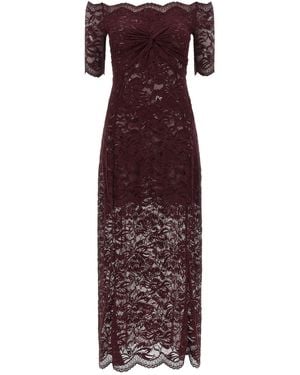 Rabanne Lace Dress - Purple