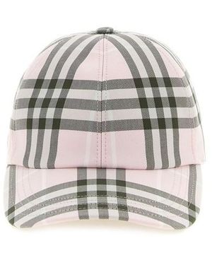 Burberry Cappellino Check - Grigio