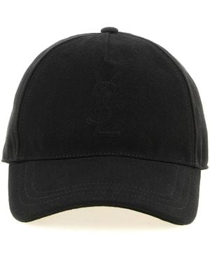 Saint Laurent 'cassandre' Cap - Black