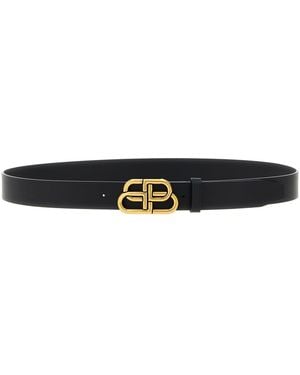 Balenciaga Calfskin Regular Belt - Black