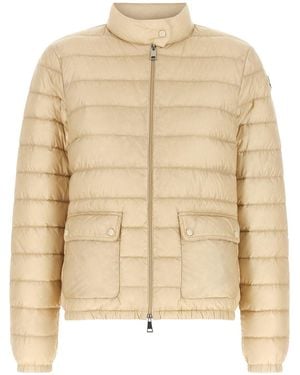 Moncler 'lans' Down Jacket - Natural