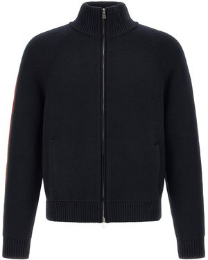 Gucci Web Ribbon Knitted Jacket - Blue