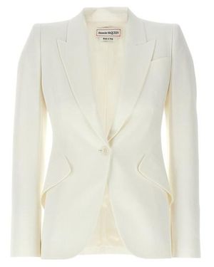 McQueen Blazer monopetto - Bianco