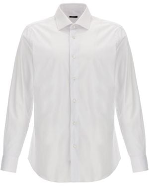 Barba Napoli Poplin Shirt - White