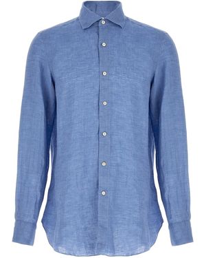 Finamore 1925 'gaeta' Shirt - Blue