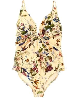 Zimmermann 'patience' One-piece Swimsuit - Metallic