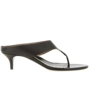 Magda Butrym Leather Sandals - Black