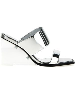 McQueen 'mirror' Sandals - White