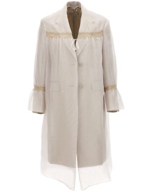 Prada Trench 'Nightgown Outdoor' - White