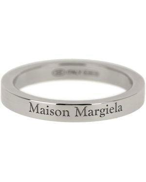 Maison Margiela Logo Ring - Grey