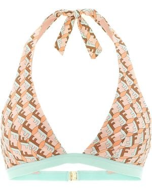 Fendi Top Bikini 'Ff Waves' - Multicolore