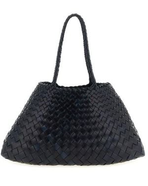 Dragon Diffusion Borsa A Spalla 'Santa Croce Big' - Blu