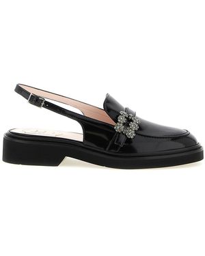 Roger Vivier 'viv' Rangers' Slingbacks - Black