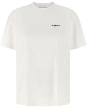 Off-White c/o Virgil Abloh 'arrow Glowing Flower' T-shirt - White
