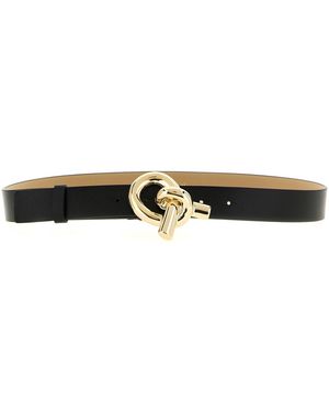 Fabiana Filippi Knot Buckle Belt - Black