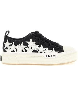 Amiri 'glitter Stars Court Low' Trainers - Black