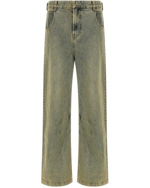 Entire studios 'gem Surface Wave' Jeans - Green