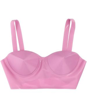 Maison Margiela Latex Bra - Pink